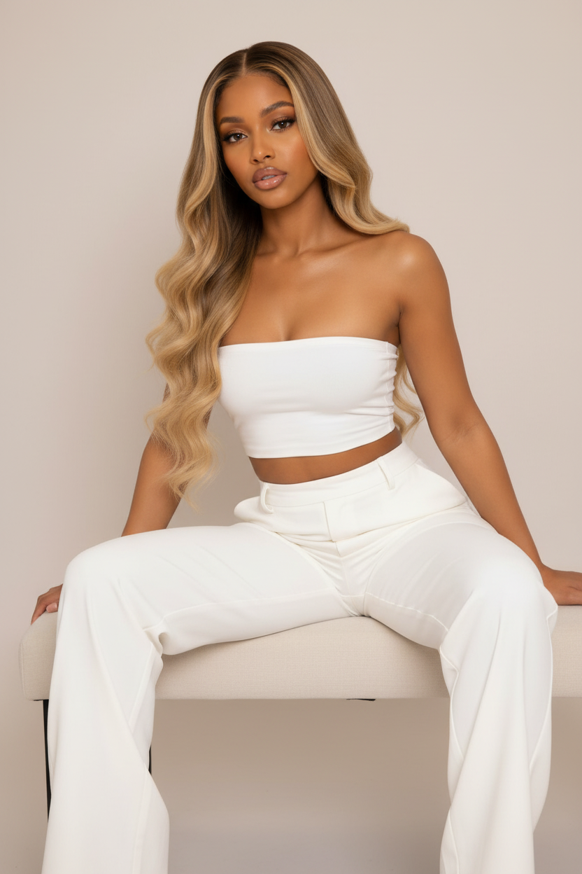 Kaia - White Outfit Portrait 2